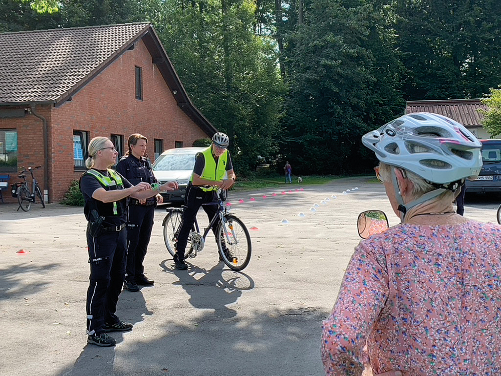 Fahrrad Sicherheitstraining für Senioren 2024