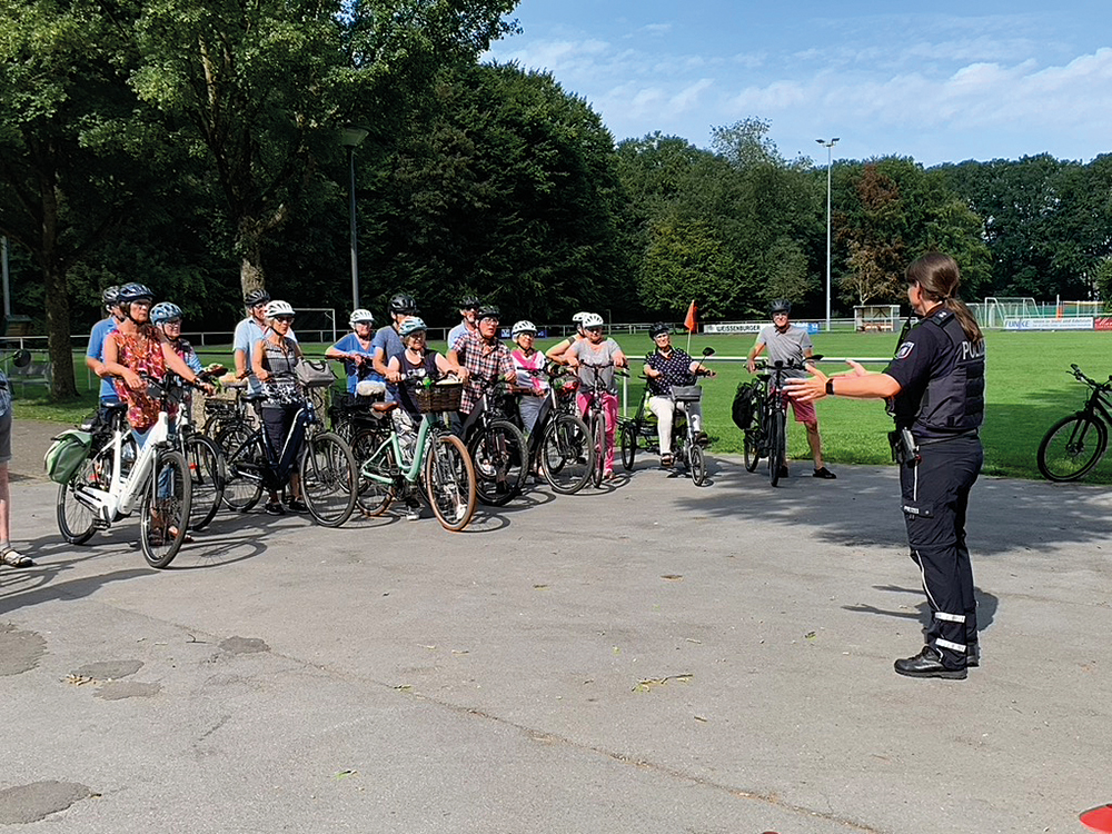 Fahrrad Sicherheitstraining für Senioren 2024